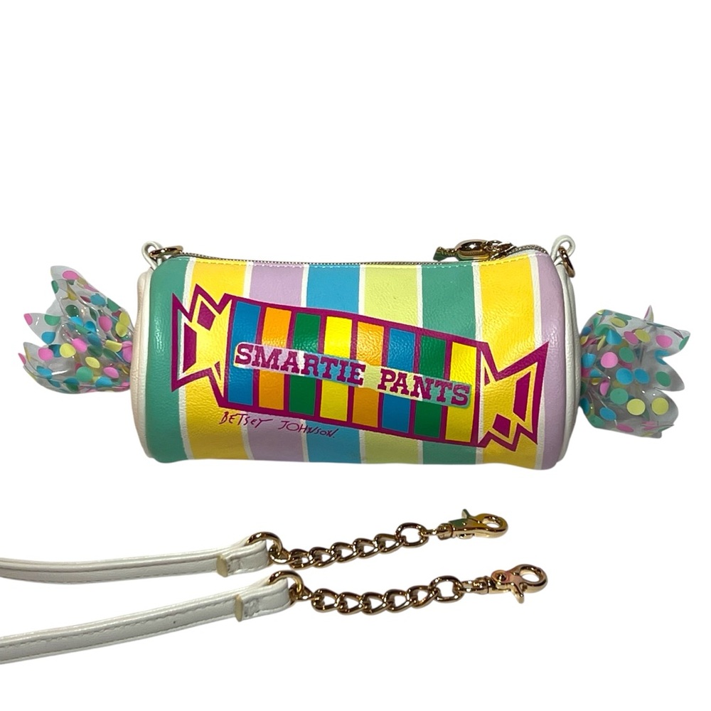 Betsey Johnson Smartie Pants Kitsch Crossbody Bag - Picture 8 of 13